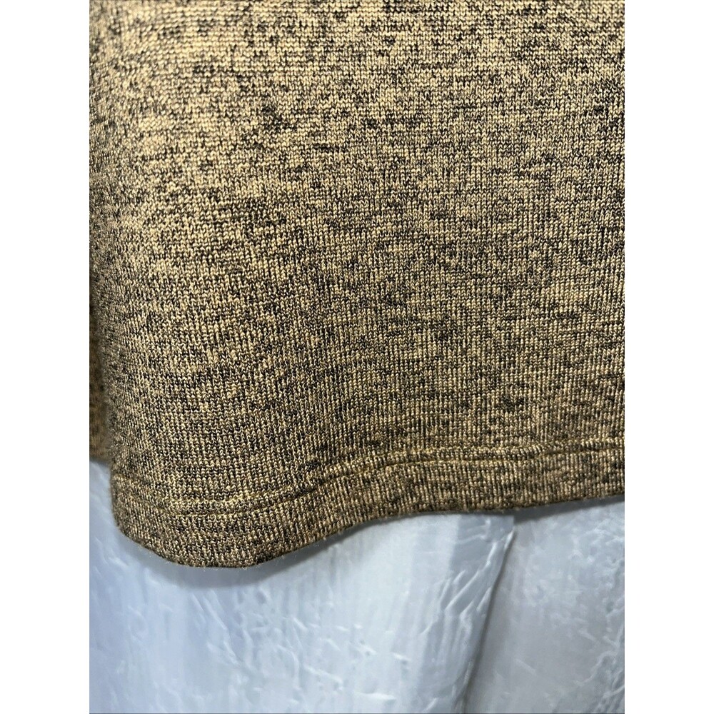 Clara Sun Woo Women's Boat Neck Top 3/4 Sleeves Brown Pullover Size Large - Picture 5 of 6